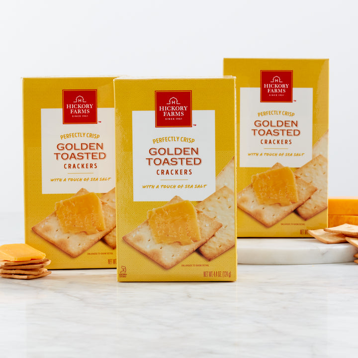 Golden Toasted Crackers 3-Pack