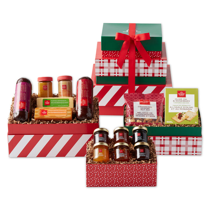 Gourmet Holiday Gift Tower